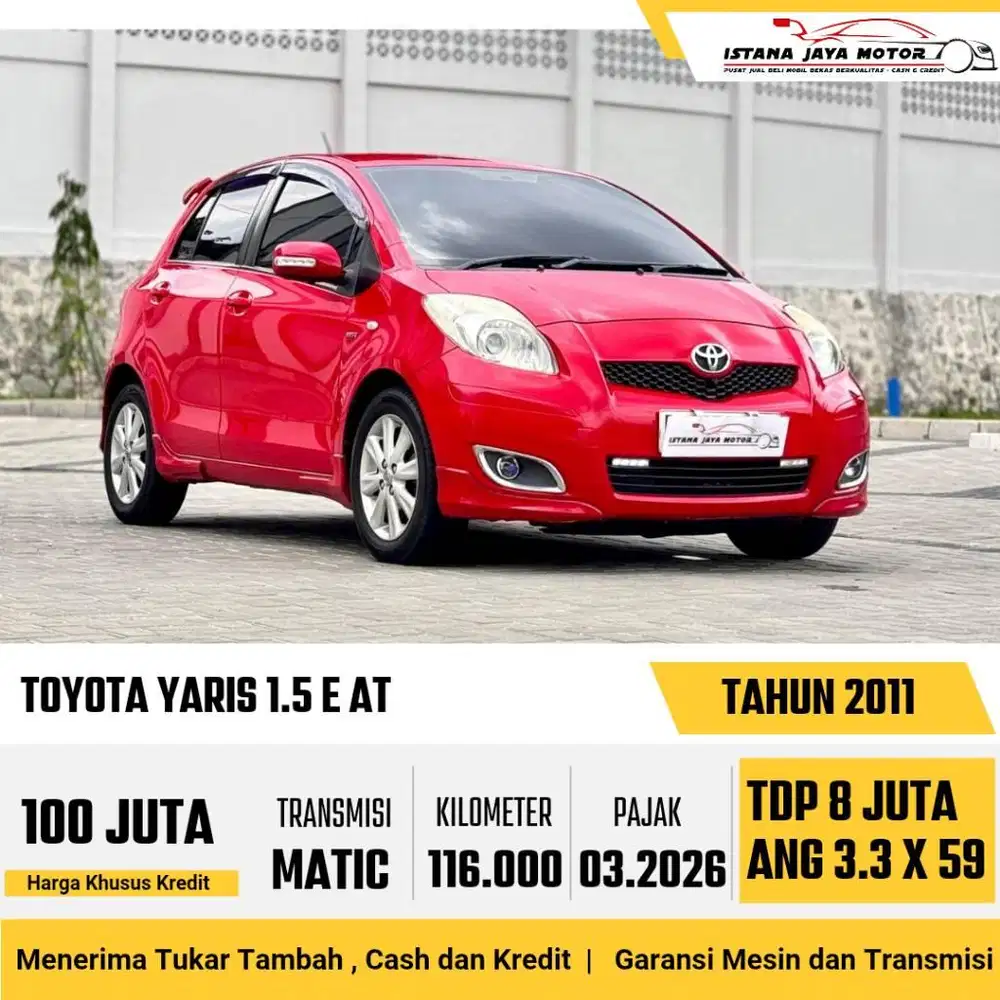 FULL UPGRADE Toyota Yaris 1.5 E AT NIK 2011