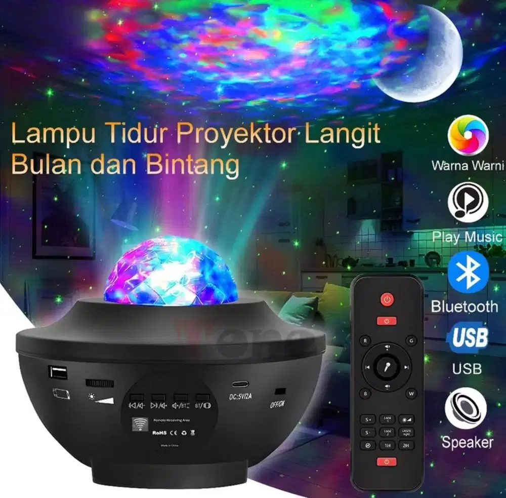 Lampu Tidur Warna Warni