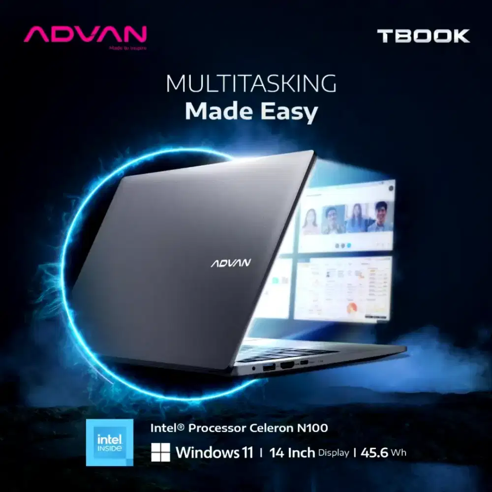 ADVAN LAPTOP TBOOK N100 4GB/128 GB