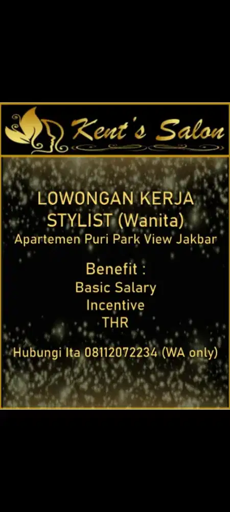 Lowongan stylist salin