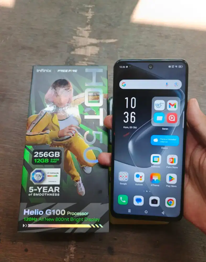 Infinix Hot 50 Ram 6+6/256 Fullset