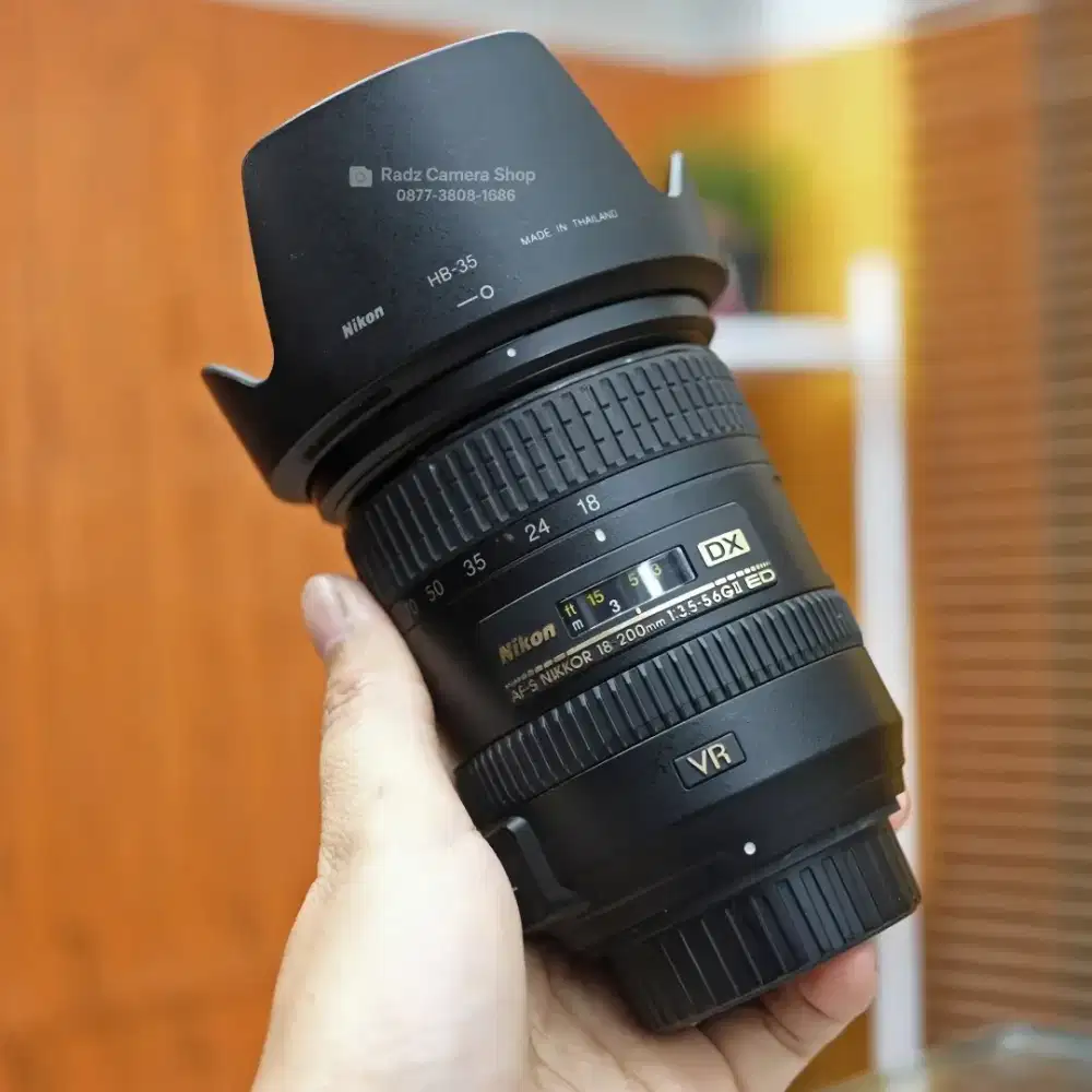 Nikon AF-S 18-200mm f/3.5-5.6G ED VR II Terawat Fungsi Normal