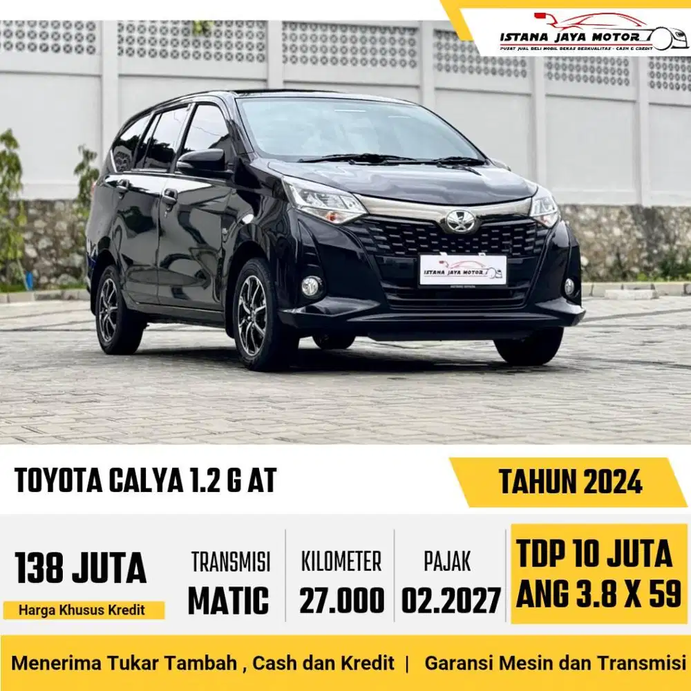 NEW FACELIFT Toyota Calya 1.2 G AT NIK 2024