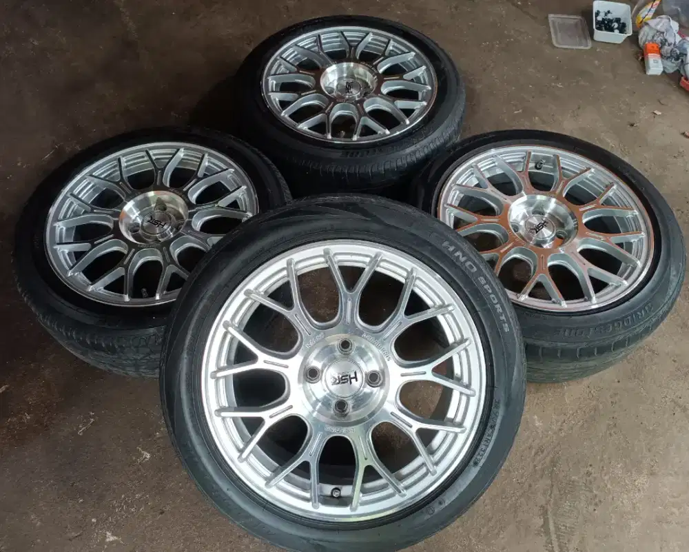 Velg R16 pcd 4x100 hsr bening  cck brio agya ayla mobilio freed yaris
