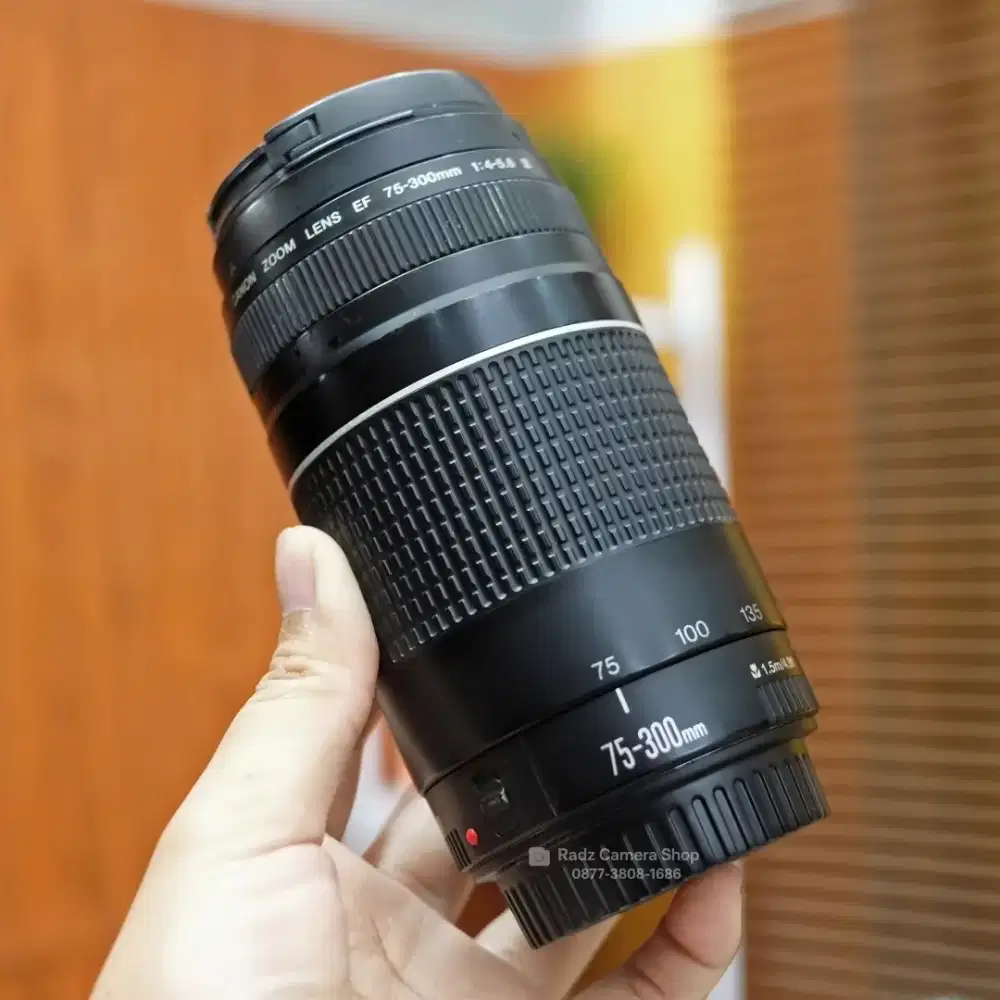 Canon EF 75-300mm f/4-5.6 III USM Mulus Fungsi Normal
