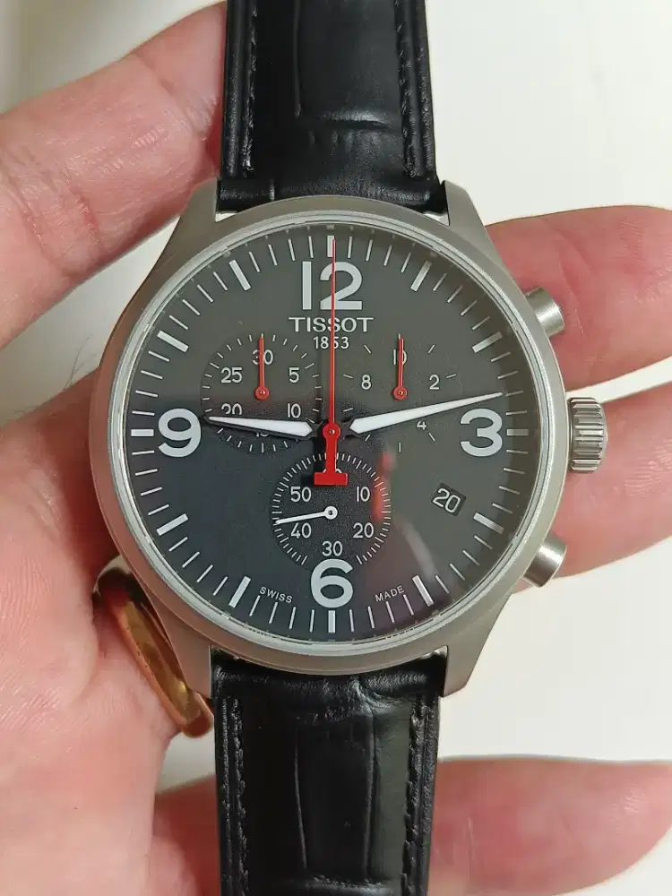 Tissot T116617A Chronograph original bekas sangat bagus mulus normal