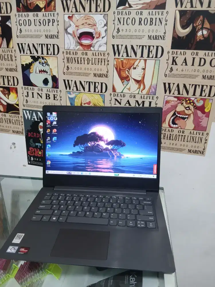Laptop Lenovo Silver Ram 8gb/256 | Amd Athlon 3050U | Siap Lemburrr!