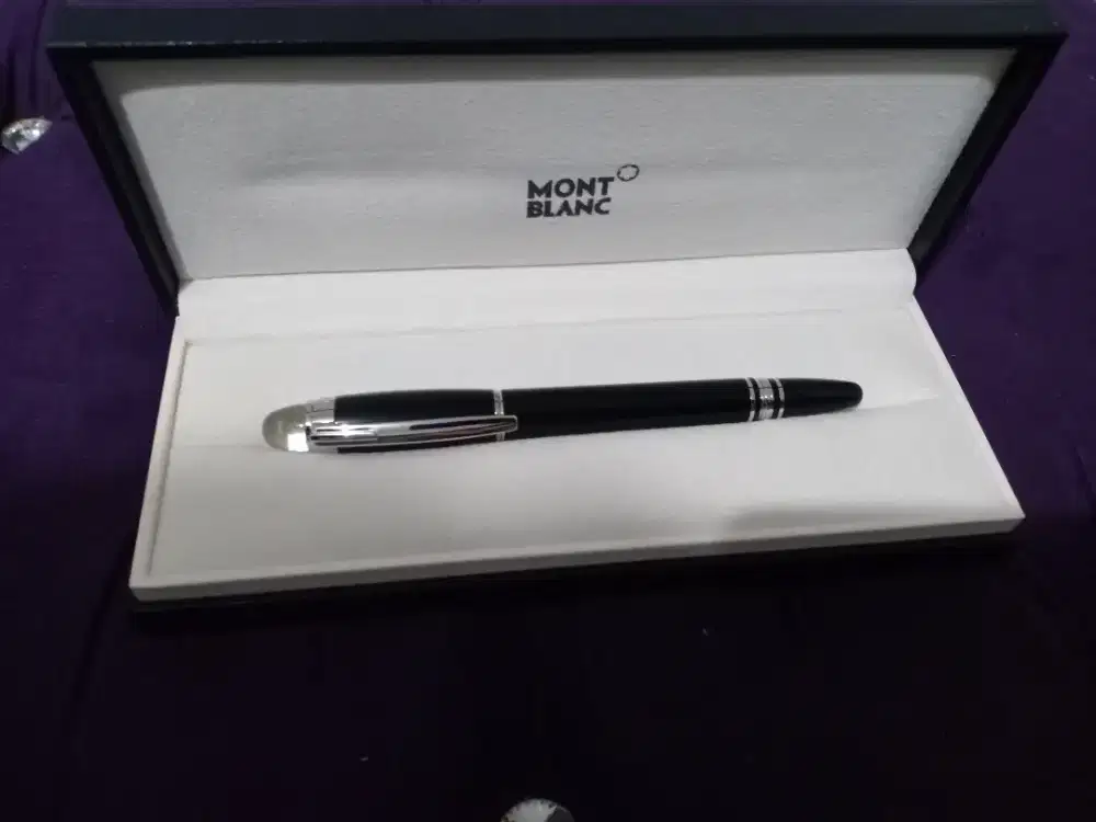Montblanc Black Ballpoint 3 Rings Star Original 99% Rp7.000.000