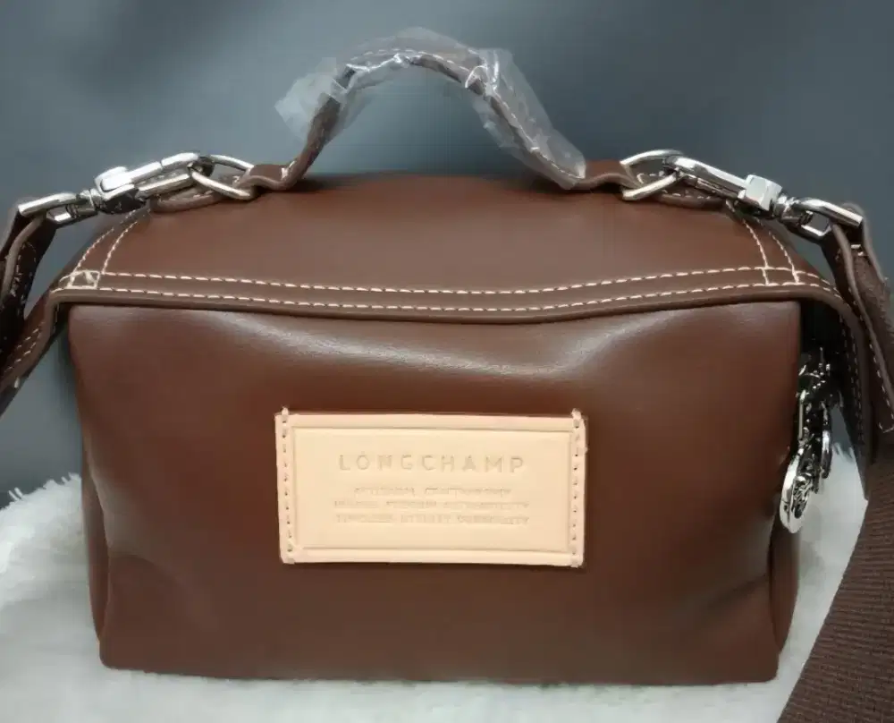 Longchamp Toolkit Bag Leather Brown