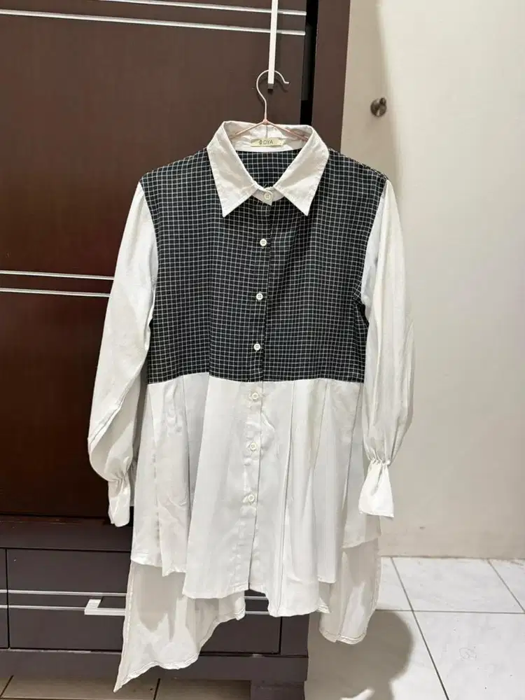 PRELOVED Tunik Hitam Putih by Dya ID