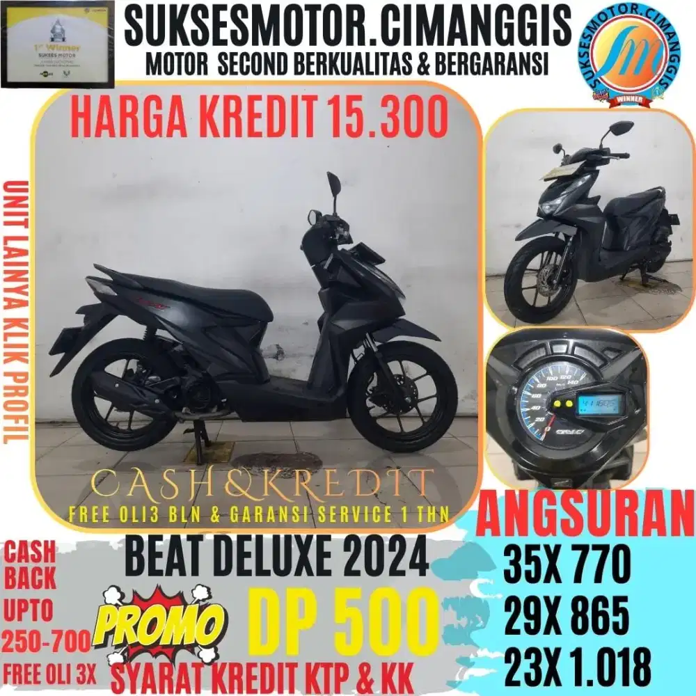 DP 500 BEAT DLX PROMOTERMURAH CASHBACK UPTO700RBU FREEOLI3X BERGARANSI