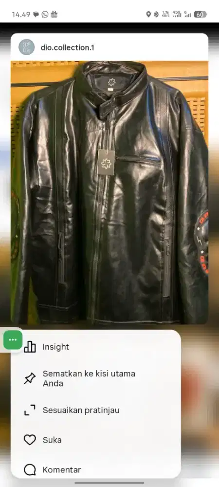 Jaket kulit berkualitas