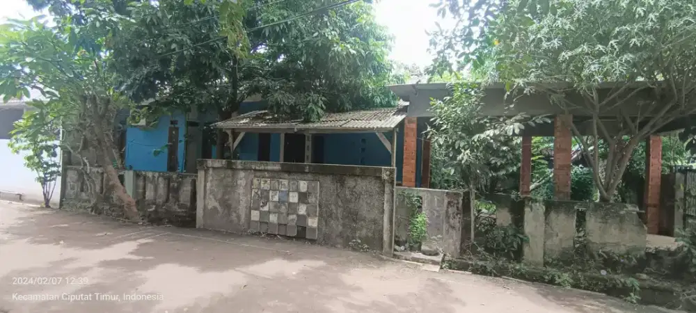 Dijual Murah Jl Rusa,Dekat Stasiun Jurangmangu,Bintaro Area Sektor 7