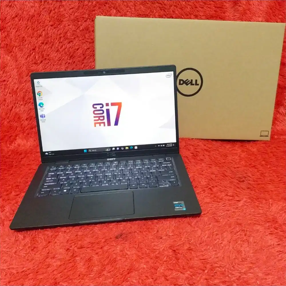 Laptop Core i7 Gen 11 Ram 16GB SSD 512GB Dell Latitude 7320 Carbon