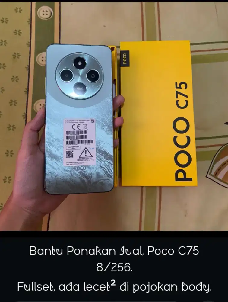 Jual hp poco c75 8/256