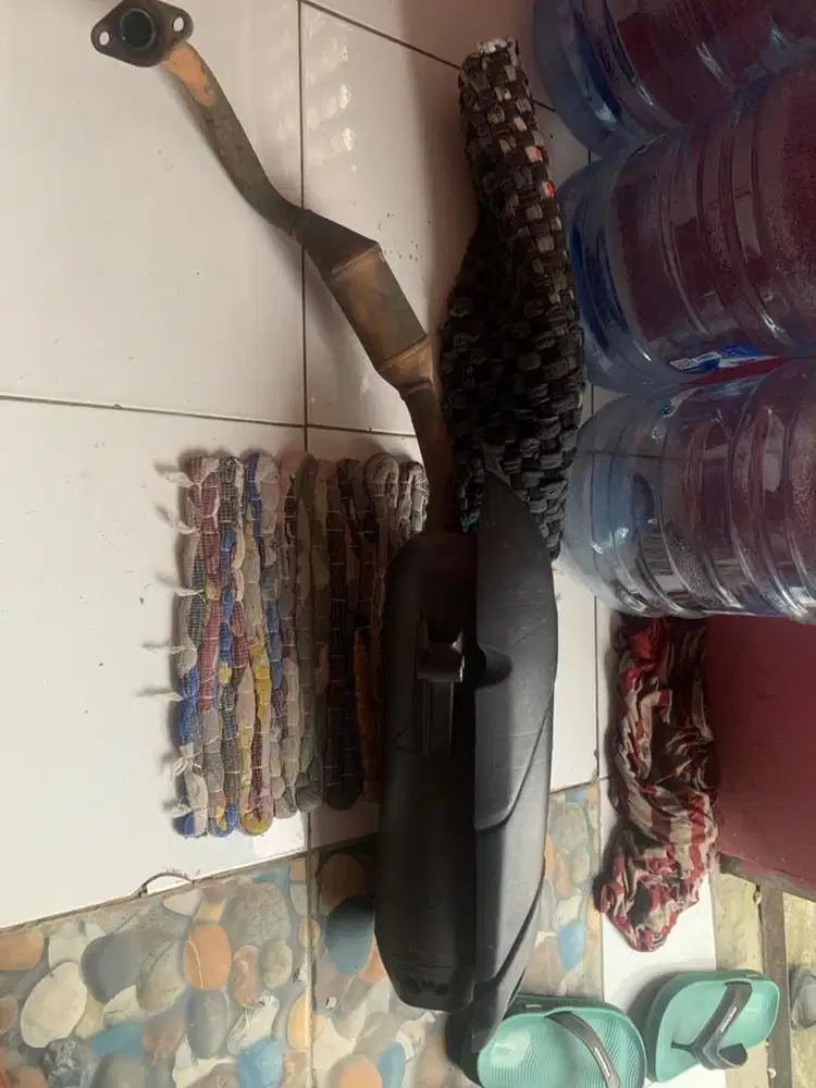 Knalpot aerox new connect standa original