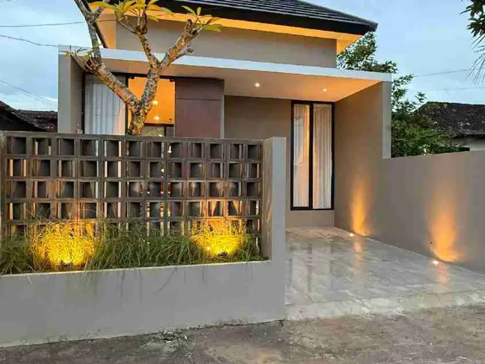 DIJUAL CEPAT RUMAH BARU GREES FULL FURNISH SIAP HUNI  CANTIK ELEGAN TIMUR PASAR GODEAN