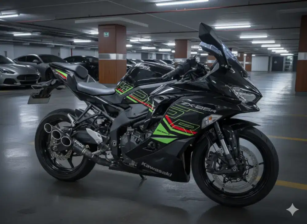 Kawasaki.zx 4 slider 2023 rakitan 2022 km 8rb