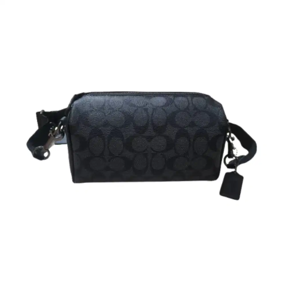 Coach Men Signature Axel Crossbody Charcoal