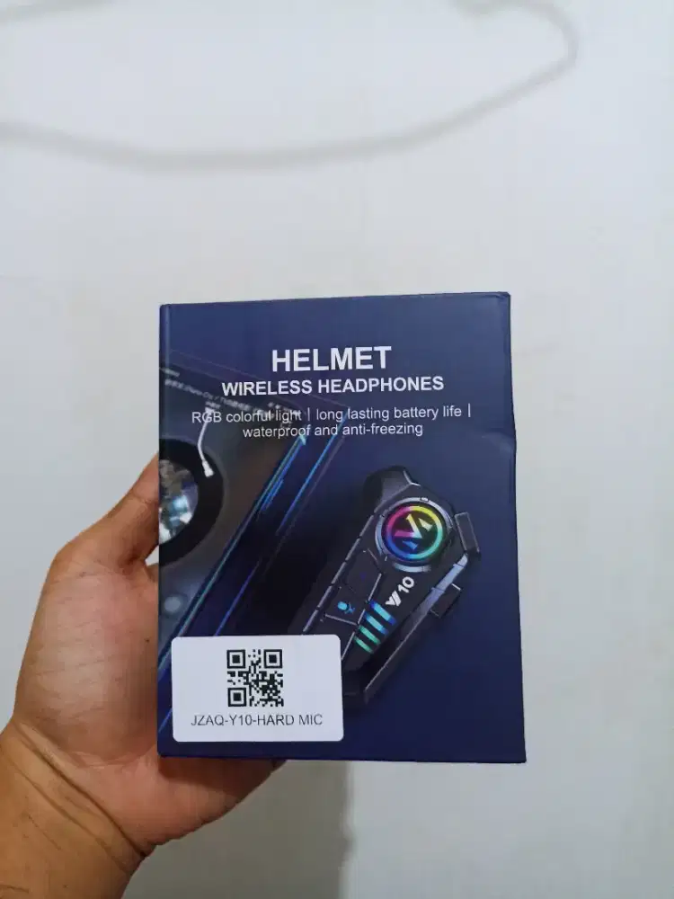 Headset Bluetooth Helm/Intercom Helm Y10 (Kondisi new segel) Bca desk