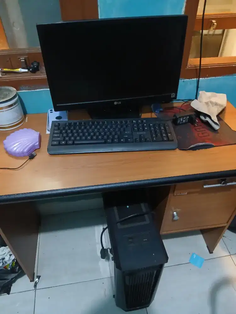 KOMPUTER FULL PC+MONITOR+KEYBOARD+MOUSE / KOMPUTER PC  SIAP PAKAI