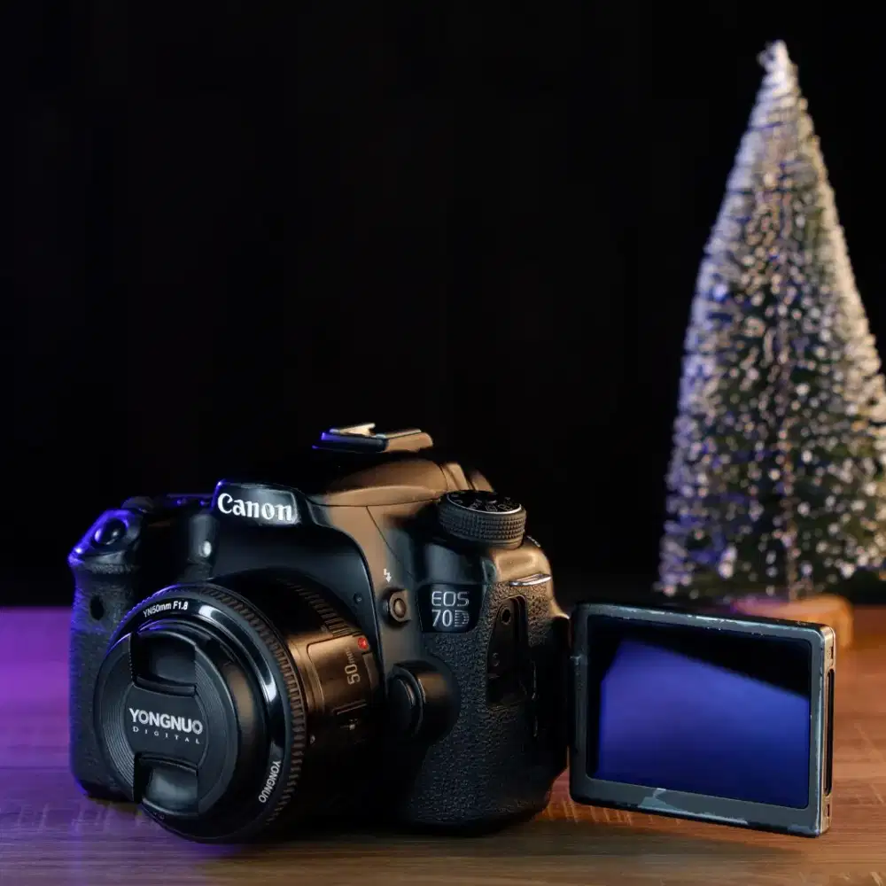 Semipro Canon 70D Fix 50mm F1.8 Termurah | DSLR Canon 70D