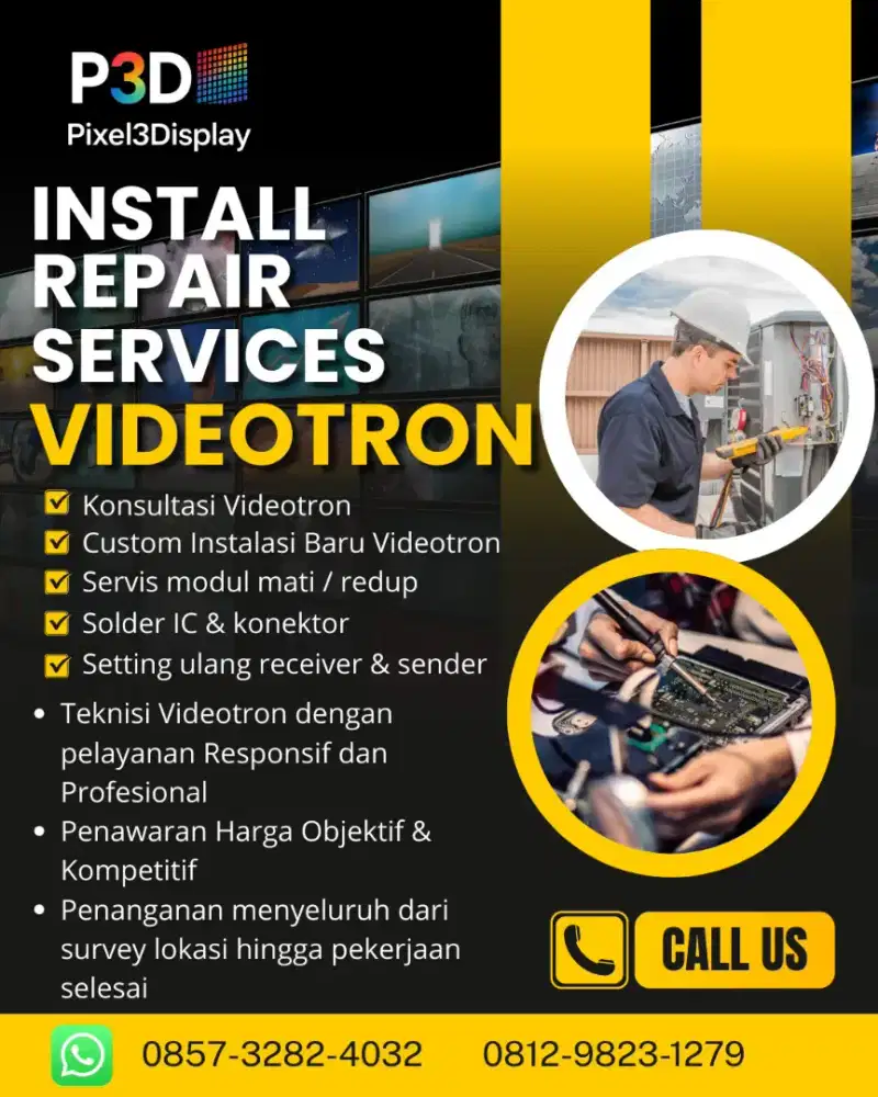 Jasa instalasi Videotron