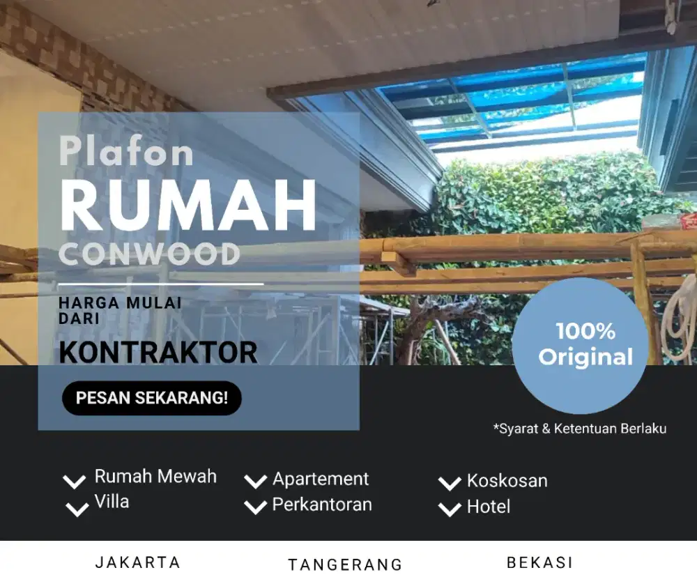 Jasa Pasang Plafon Conwood Jakarta