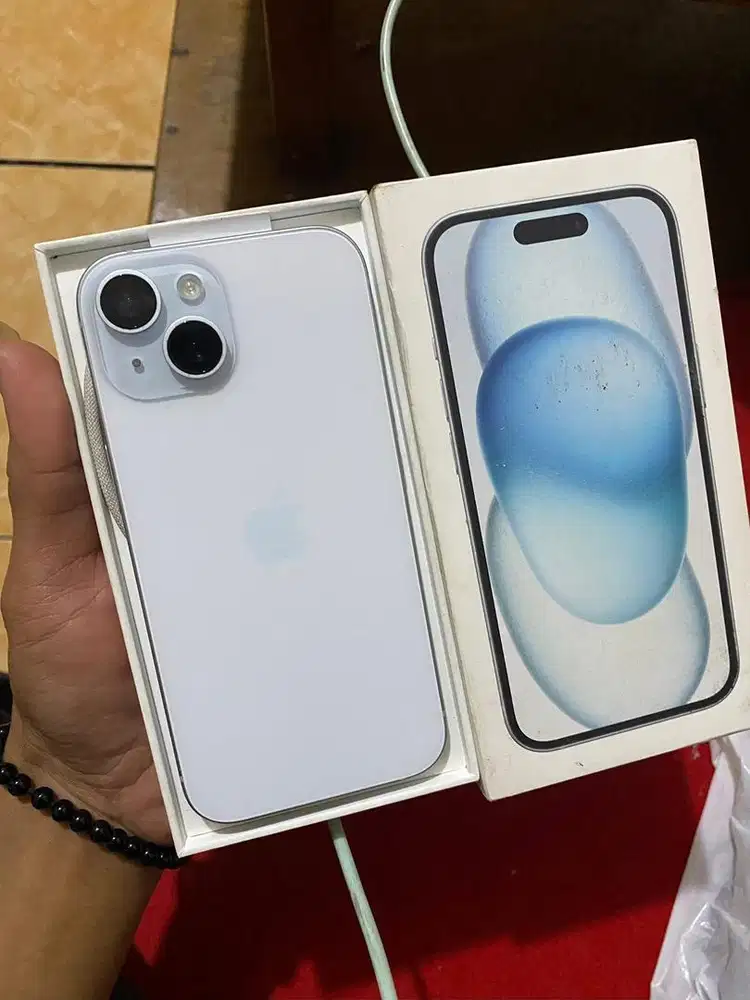 Iphone 15 like new blue grnsi on