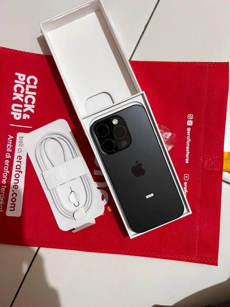 Iphone 16 pro 256 BNOB bh 100 cc 0 ibox garansi 15 februari 2027