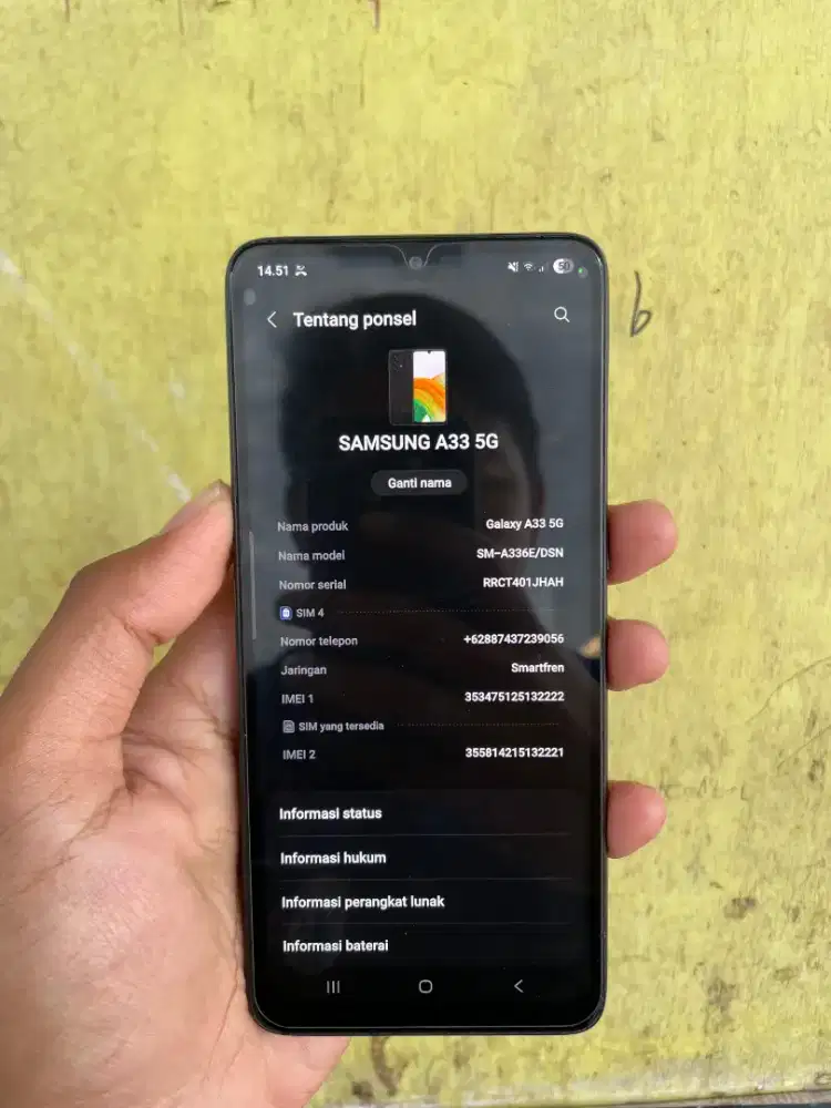 SAMSUNG A33 5G 6/128