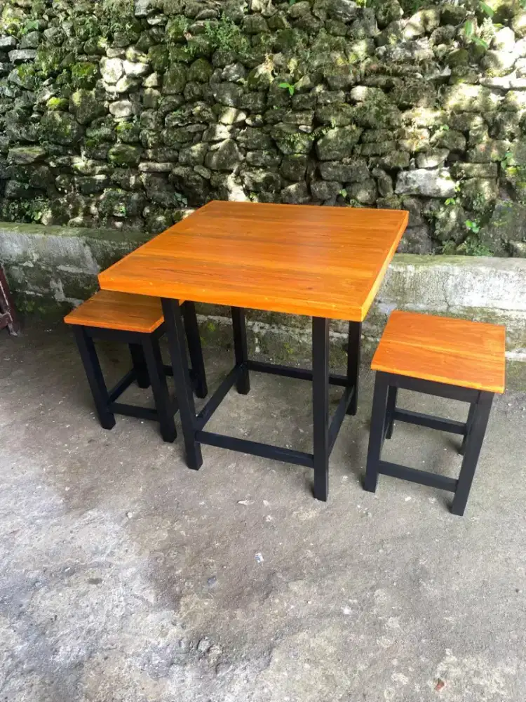 Meja kursi warung makan cafe warmindo