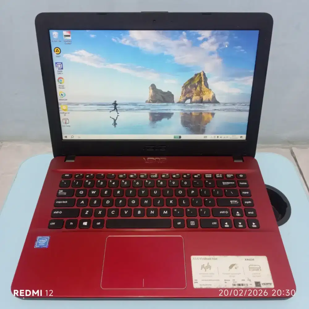 Laptop Asus x441m siap pakai