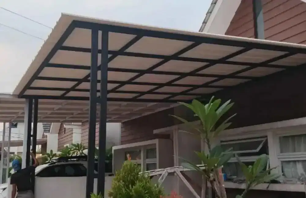 Kanopi alderon minimalis