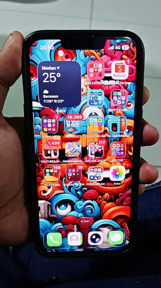 IPHONE 13 INTERNAL 128 GB 
GARANSI RESMI INDONESIA WARNA BIRU