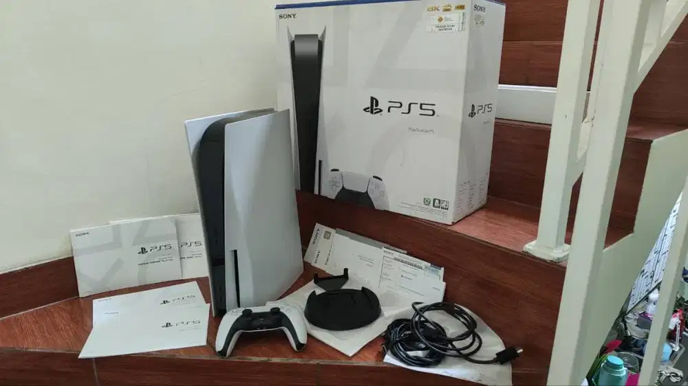 Play Station 5 PS5 Fat Disc 1 Dualsense Sony Indo Free Games