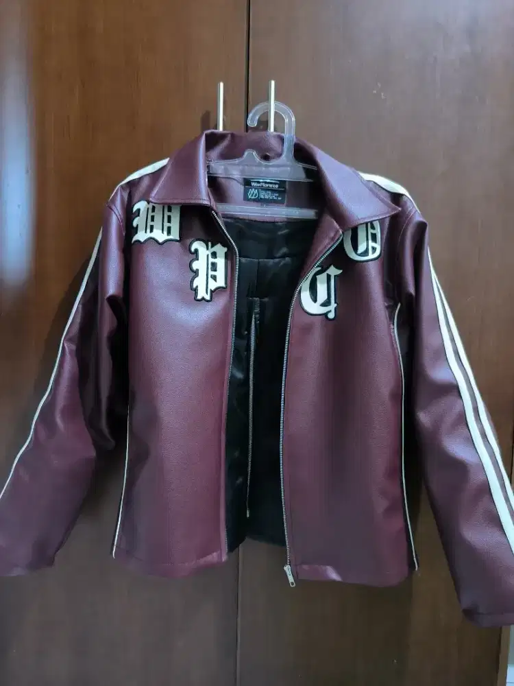 WP COMPANY - Pierce Boxy Leather Jacket