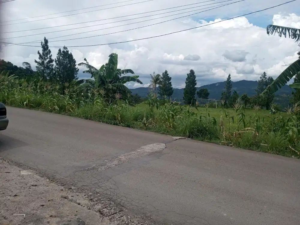 Di jual tanah sertipikat datar dan ada mata air