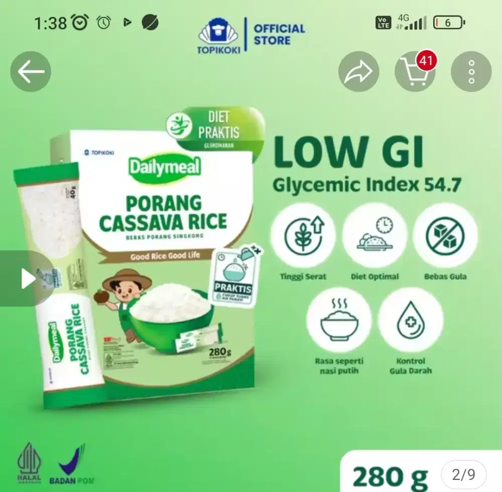 Beras Porang Daily Meal