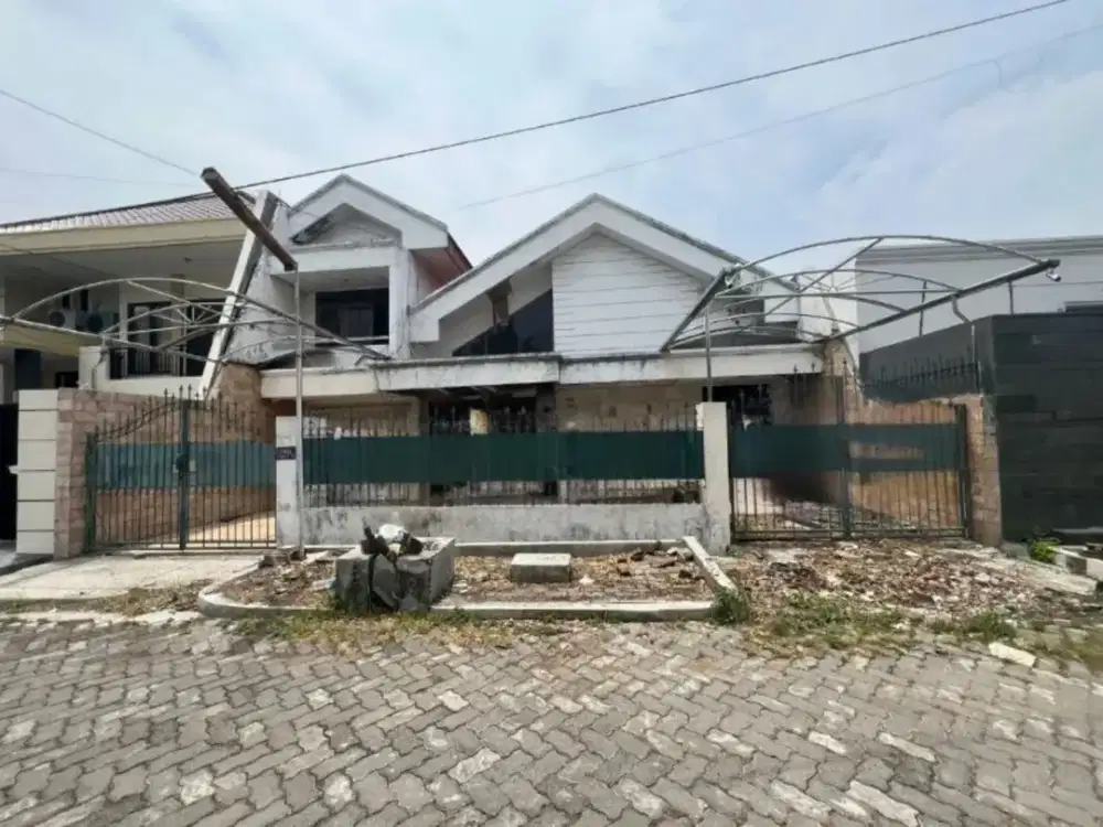 ‼️TURUN HARGA, LOKASI DEPAN‼️RUMAH HITUNG TANAH VILLA KALIJUDAN SURABAYA TIMUR. DEKAT MERR, UNAIR, Dsb
