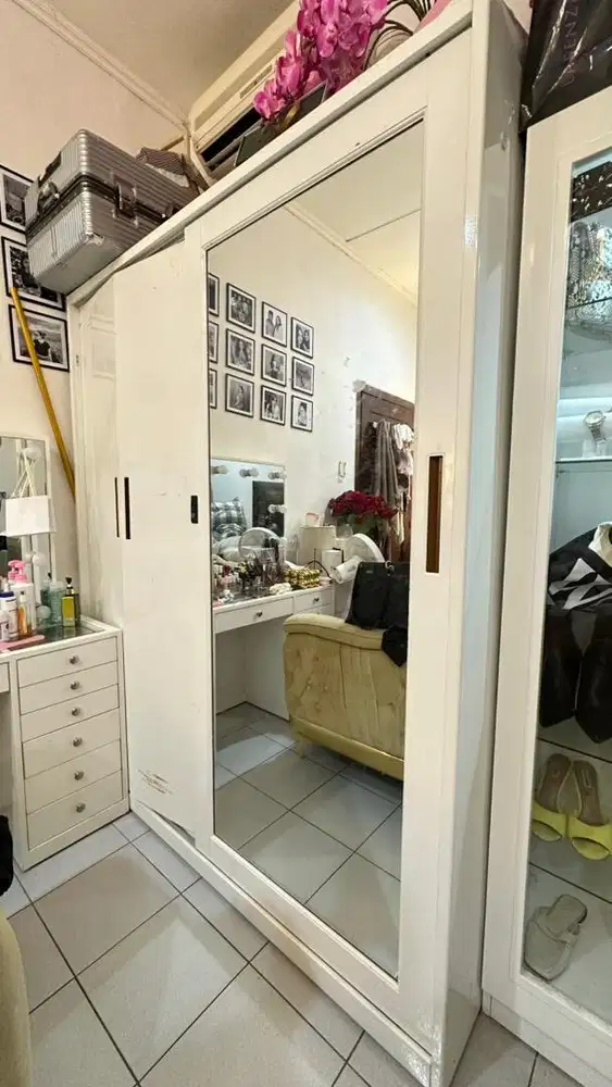 Lemari Baju Plat Besi uk 2meter