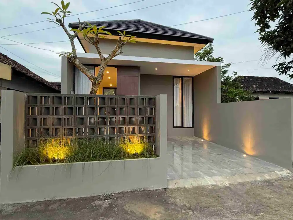 Rumah Baru Modern Minimalis Full Furnish Di Sidoagung JL. Godean km 9