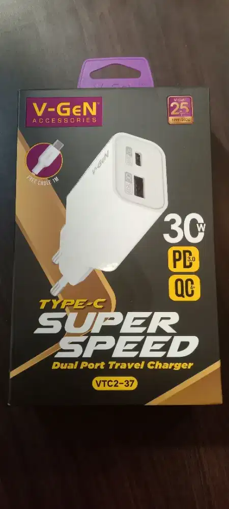Travel Charger V-GeN VTC2-37 30W