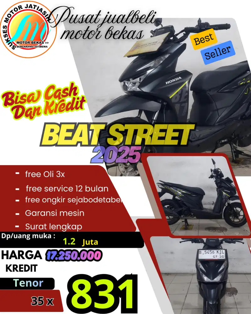 PROMO SPESIAL HONDA BEAT STREET 2025 BISA CASH DAN KREDIT syrt KTP &kk