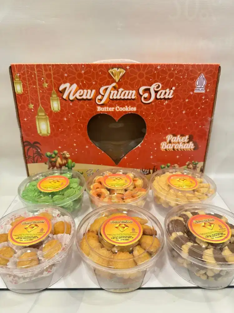 Paket Lebaran kue kering minimal 10 box