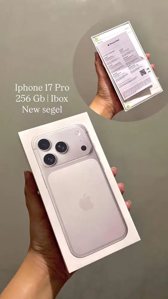 Iphone 17 pro silver 256 gb