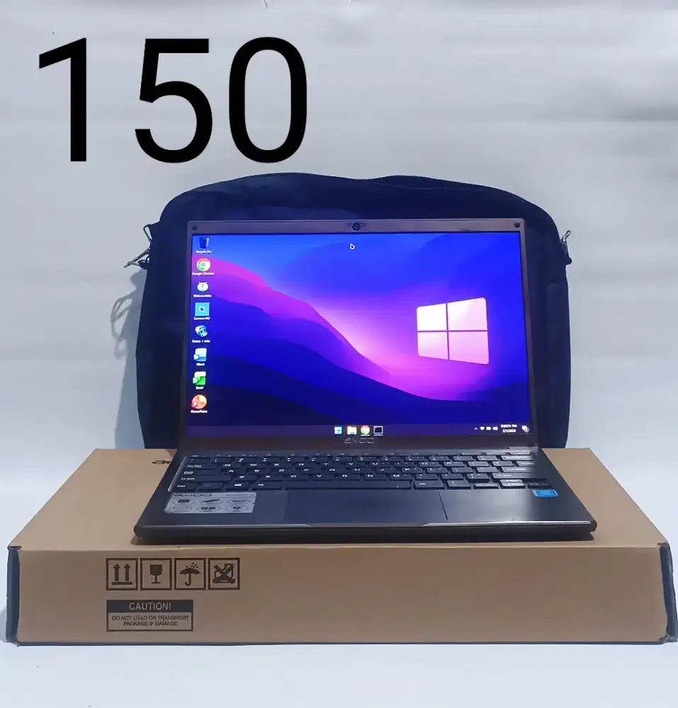 Axioo Slimbook 13 Intel N4020 Ram 6GB SSD 128GB LED 13 FHD 4 jam11