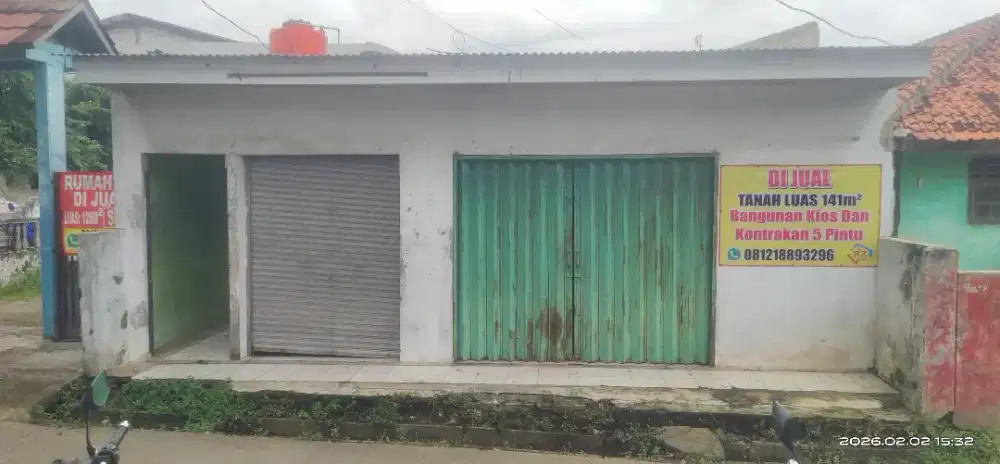 Di jual Kios berikut kontrakan 5 pintu di tambun selatan kab bekasi