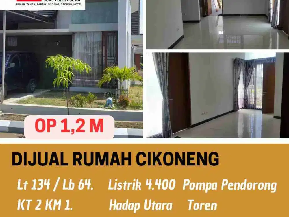 JUAL RUMAH HOOK DI CIKONENG BOJONG SOANG
