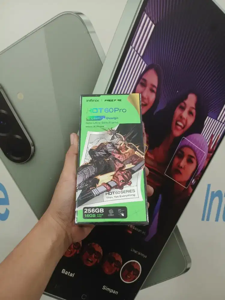 [ Fast respon WA ] Infinix Hot 60 Pro 8+8/256 Garansi resmi 1thn
